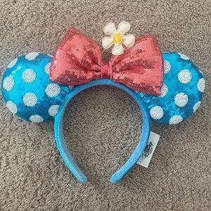 Blue Polka Dot Minnie Ears